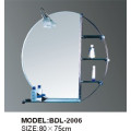 Espejo de baño de vidrio de 5 mm de espesor de plata (BDL-2006)